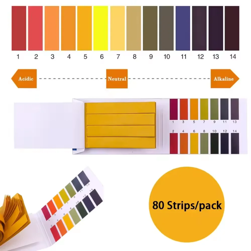 80 Strips/pack PH Test Strips  - Water Testing Kit 评论和价格