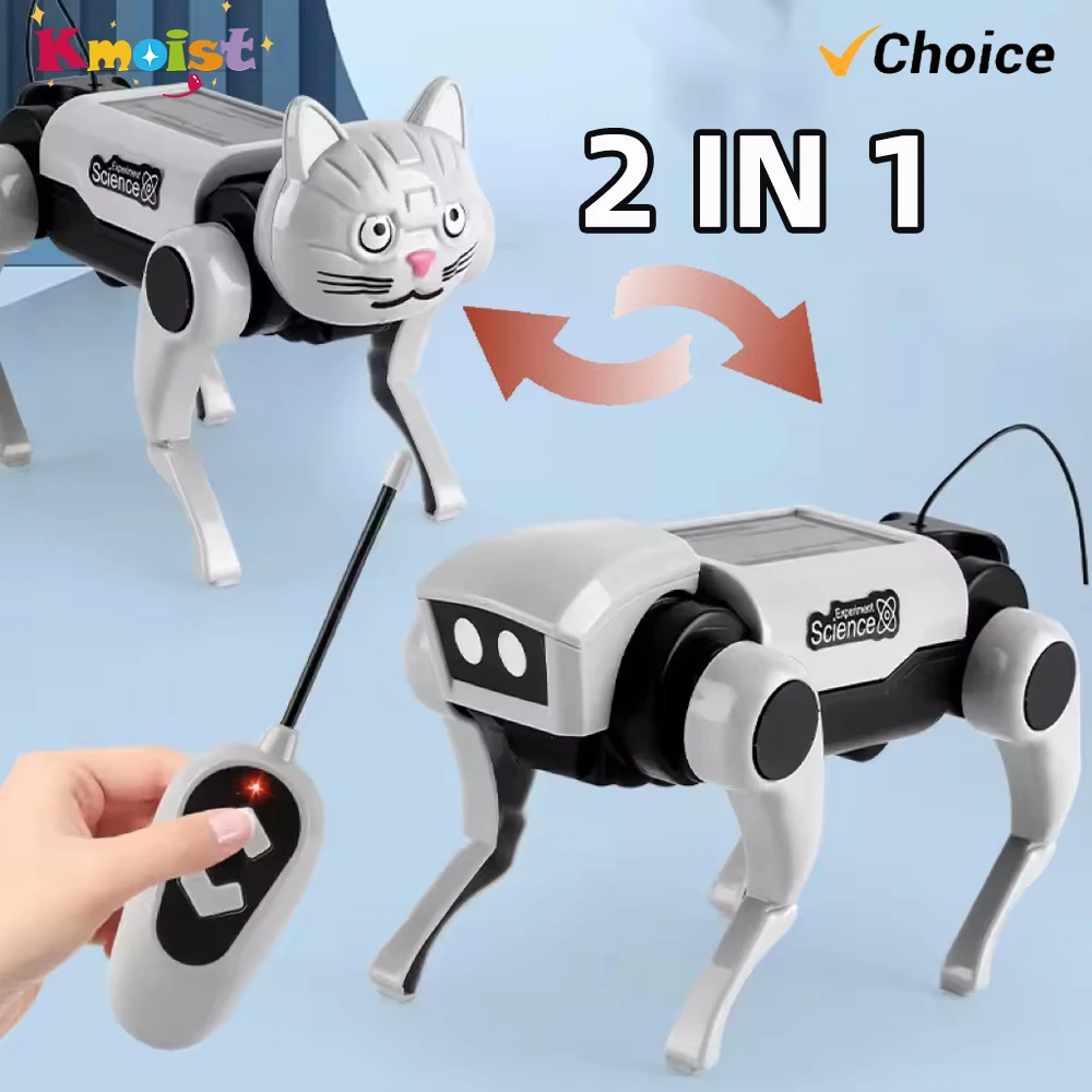 Solar Rc Robot Dog Kids Toy Sc - Science Project Robot 评论和价格
