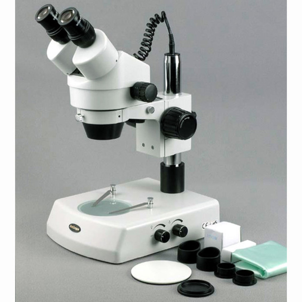 Binocular Stereo Zoom Microsco - Amscope Microscope Stereo 7X-45X 评论和价格