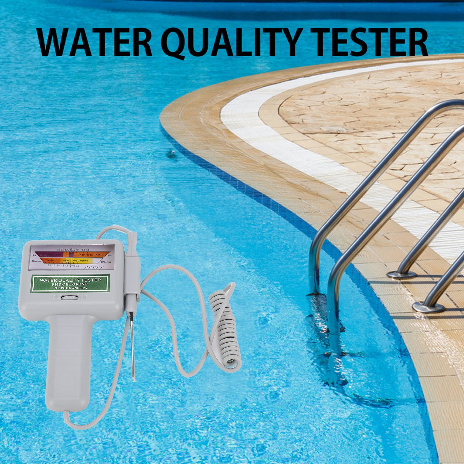 Digital Pool Water Tester pH C - Water Testing Kit 评论和价格