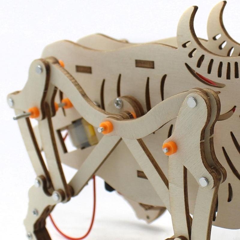 Wooden Mechanical Robot Cattle - Science Project Robot 评论和价格