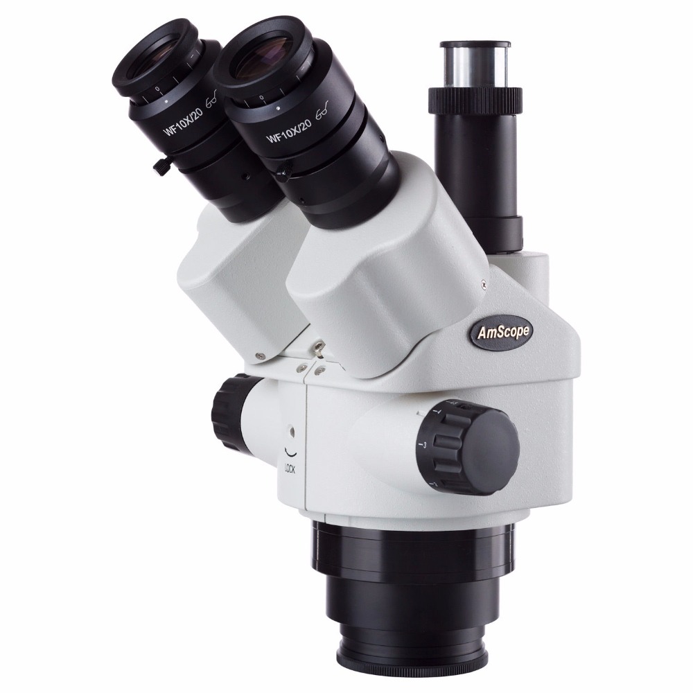 AmScope 7X-45X Simul-Focal Tri - Amscope Microscope Stereo 7X-45X 评论和价格