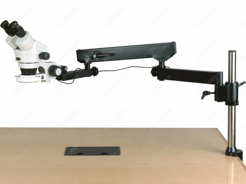 AmScope Binocular Zoom Stereo  - Amscope Microscope Stereo 7X-45X 评论和价格