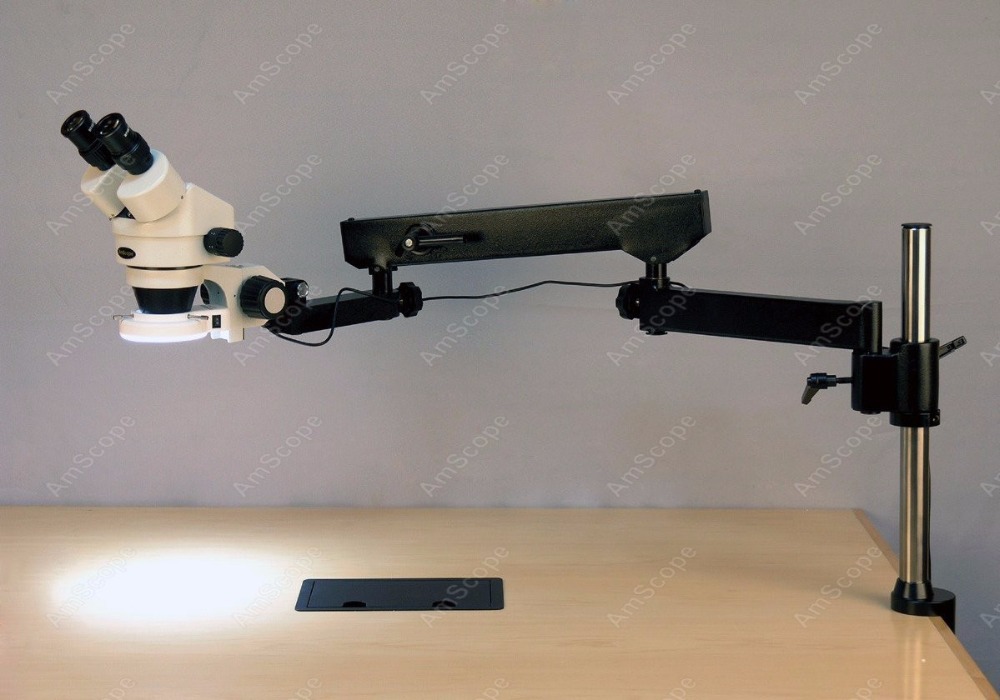 AmScope Binocular Zoom Stereo  - Amscope Microscope Stereo 7X-45X 评论和价格
