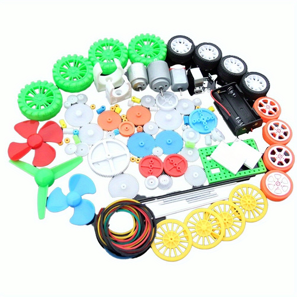 112pcs DC Motor Kit Electric M - Science Project 评论和价格