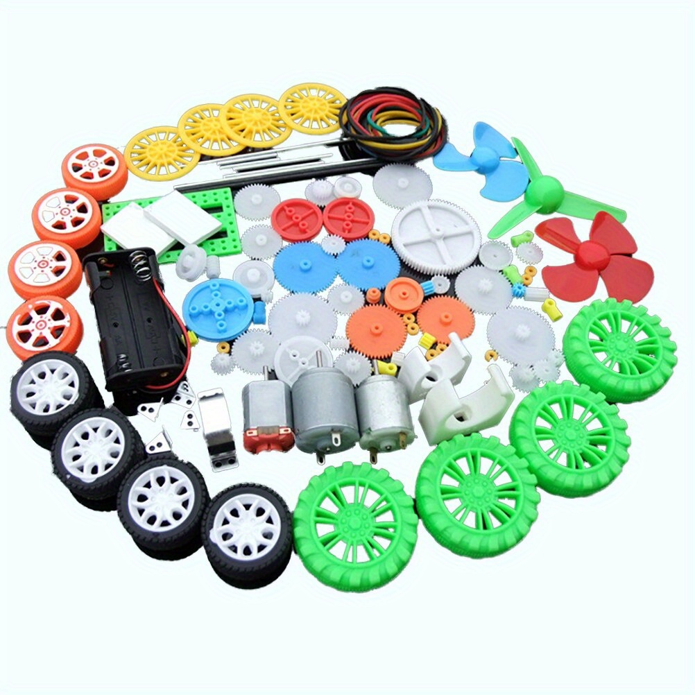 112pcs DC Motor Kit Electric M - Science Project 评论和价格