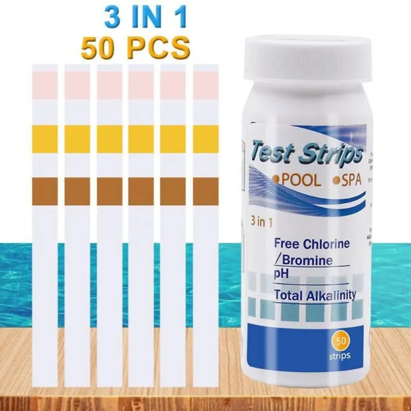 Chlorine PH Test Strips SPA Sw - Water Testing Kit 评论和价格