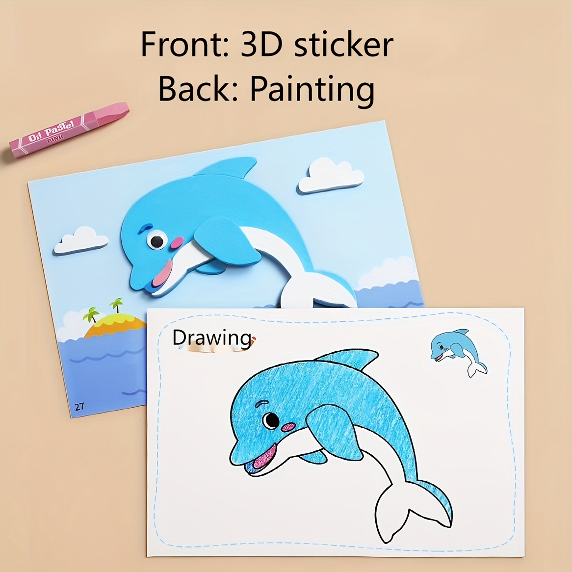3D Stickers for Kids, Disposab - Science Project 评论和价格