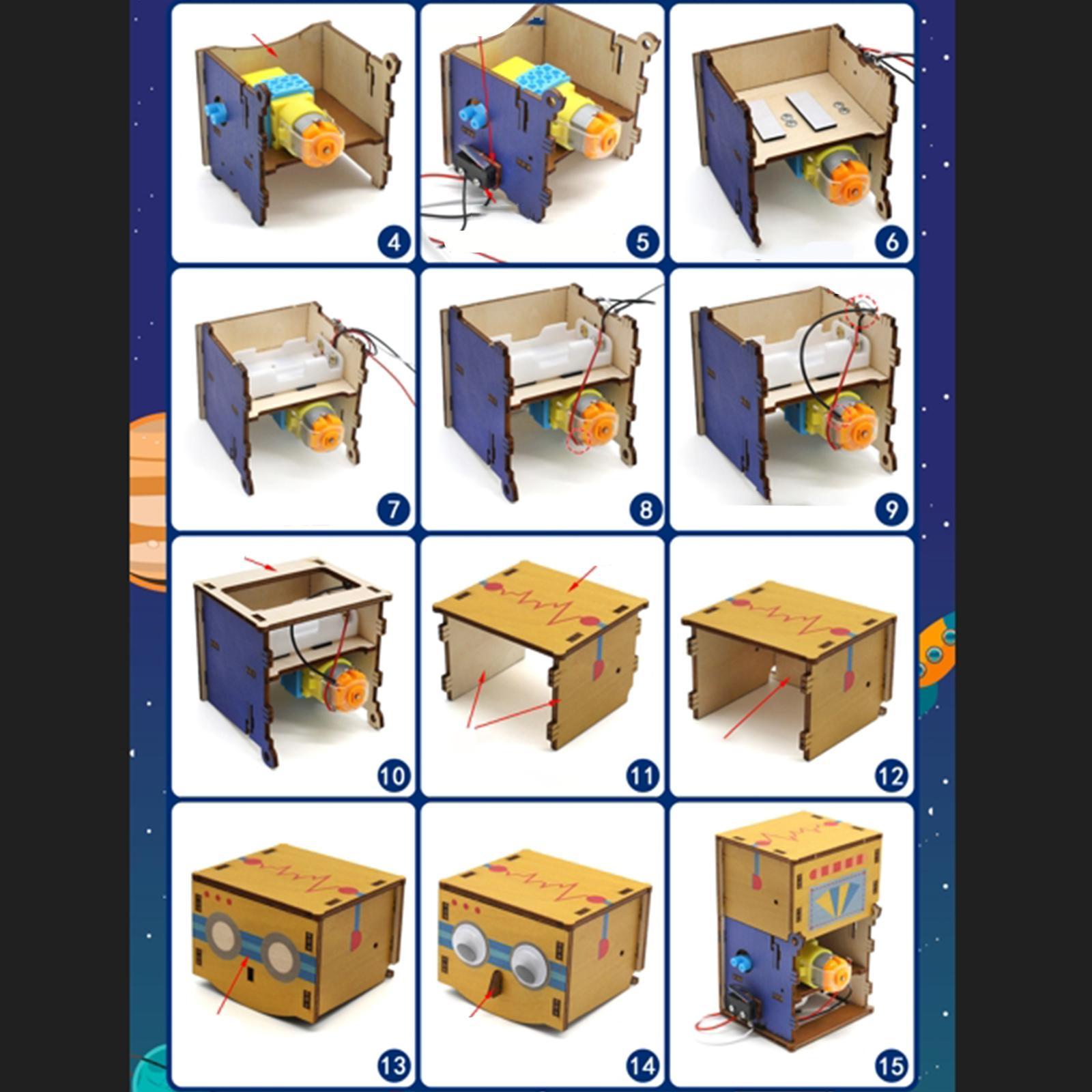 Wood Science Project Model Set - Science Project Robot 评论和价格